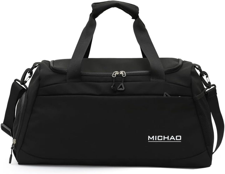 Waterproof Travel Duffel with Shoe Compartment & Wet Pocket – Unisex Gym Bag