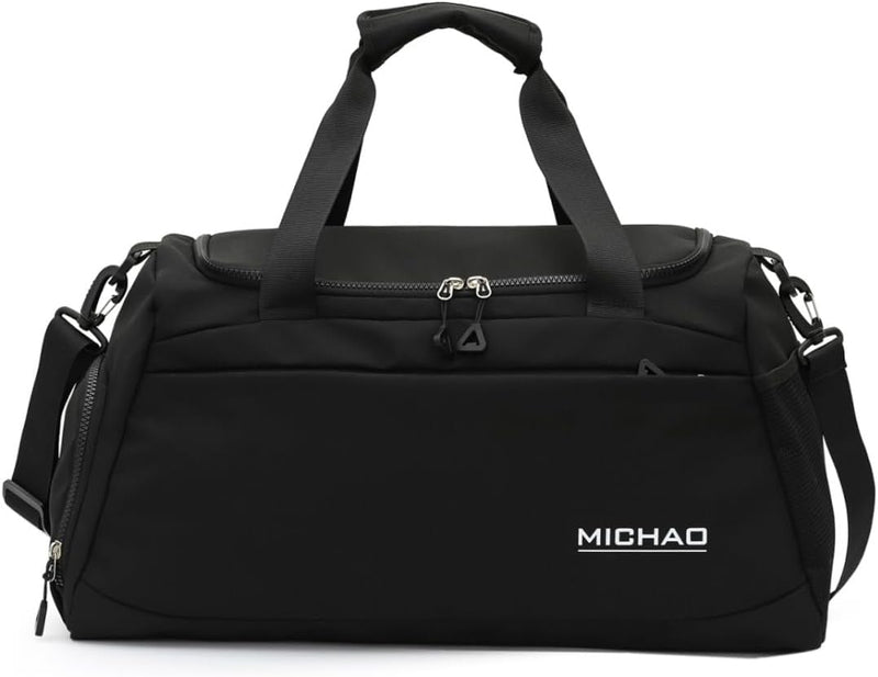 Waterproof Travel Duffel with Shoe Compartment & Wet Pocket – Unisex Gym Bag