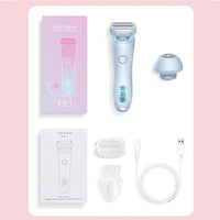 Women’s Electric Shaver with 3 High-Speed Blades and 3D Floating Foil – Nivora
