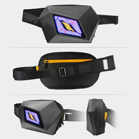 LED Motorcycle Crossbody Bag with Programmable Display – Nexora