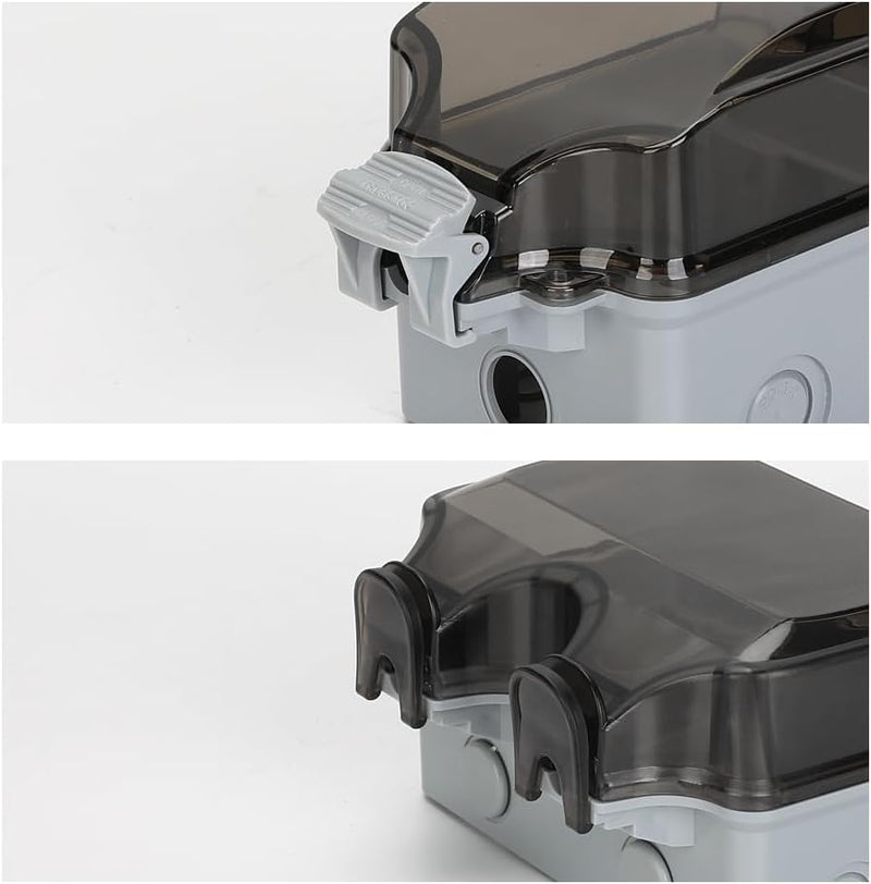 IP66 Outdoor Waterproof Wall Socket with Lockable Cover – PowerGuard