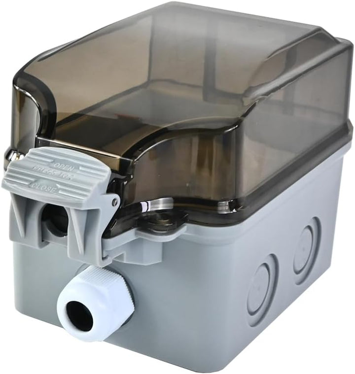 IP66 Outdoor Waterproof Wall Socket with Lockable Cover – PowerGuard