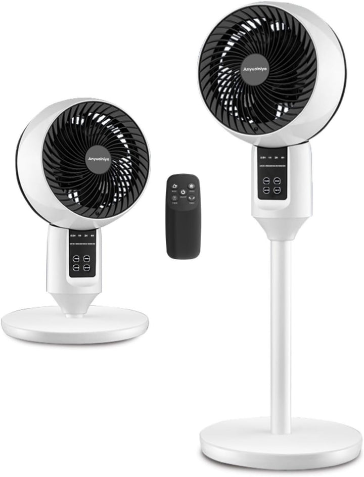 Adjustable Pedestal Fan with 3D Oscillation – Aerion