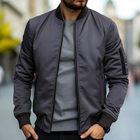 Men's bomber jacket with arm pocket – Jaron autumn edition