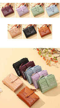 Elegant Leather Clutch Money Clip Wallet