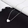 Minimalist Smooth Heart Necklace