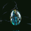 Mystical Labradorite Dragonheart Necklace - Aris