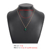 Stunning Emerald Drop Necklace