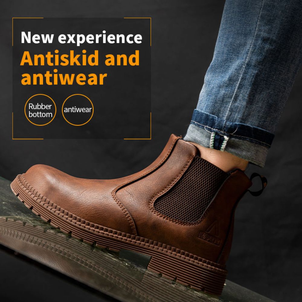 Waterproof Leather Work Boots - Sigvard