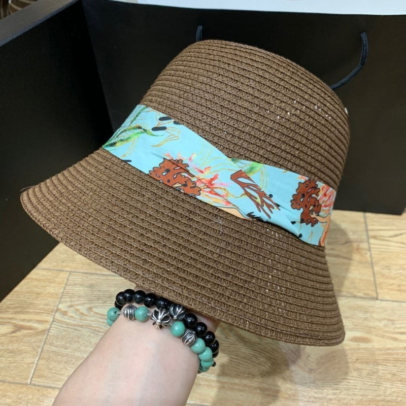 Summer sunhat with bow and wide brim – ShadeRibbon