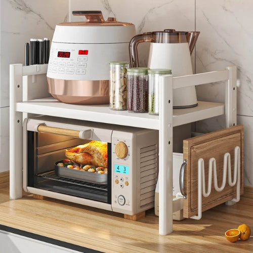 Kitchen Microwave Shelf Multi-Layer Condiment Organiser Rust-Resistant – CookRack