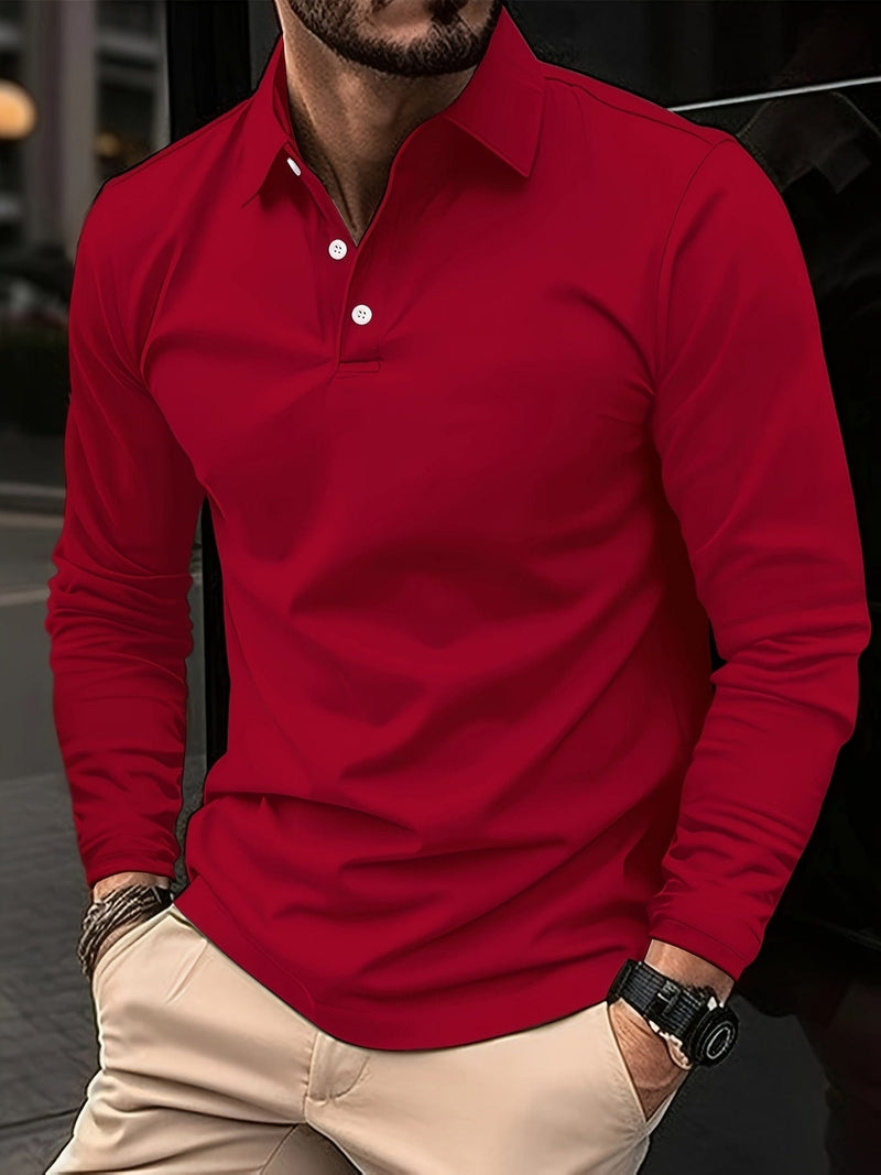 Polo Shirt with Long Sleeves - Matthias