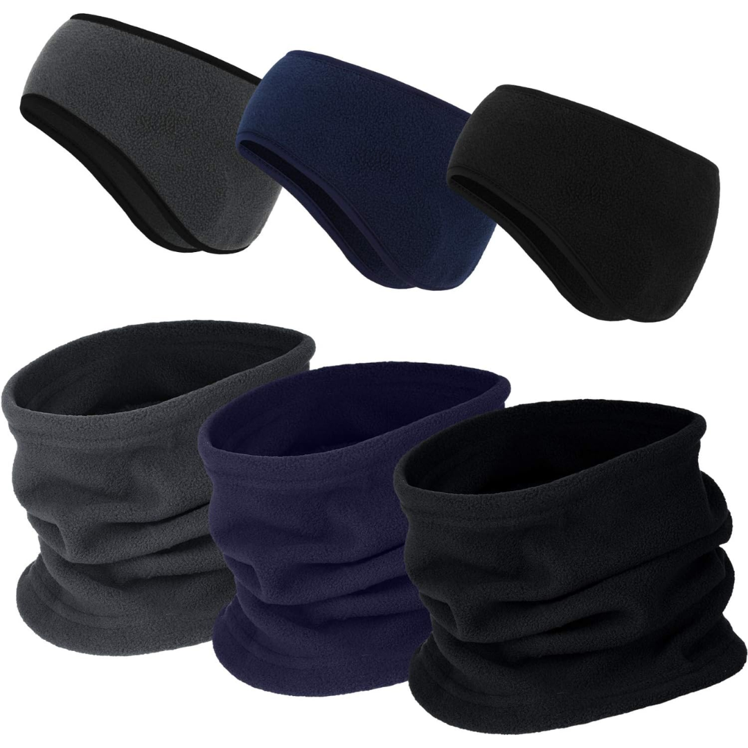 6-in-1 Winter Fleece Set - ArcticPack-Black - Grey - Navy Blue-State of Style