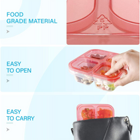 6-Pack Reusable Bento Box Meal Prep Set-Brightly Coloured-State of Style