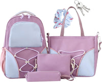School Bag Set – Large Capacity Student Backpack with Pencil Case & Bags – Nivora