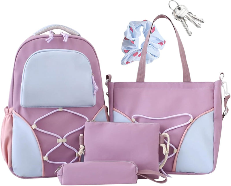 School Bag Set – Large Capacity Student Backpack with Pencil Case & Bags – Nivora