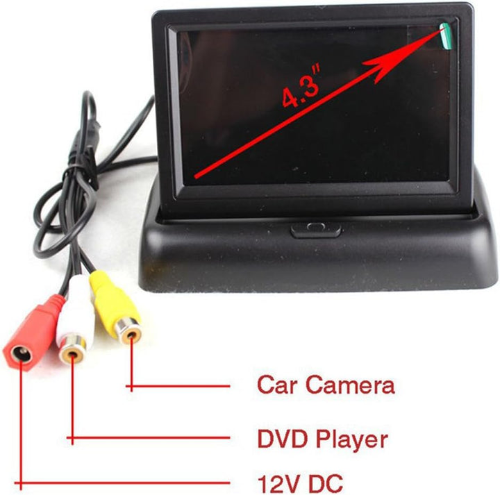 Wireless Car Reversing Camera with 4.3" (10.9 cm) LCD Monitor – ParkSafe