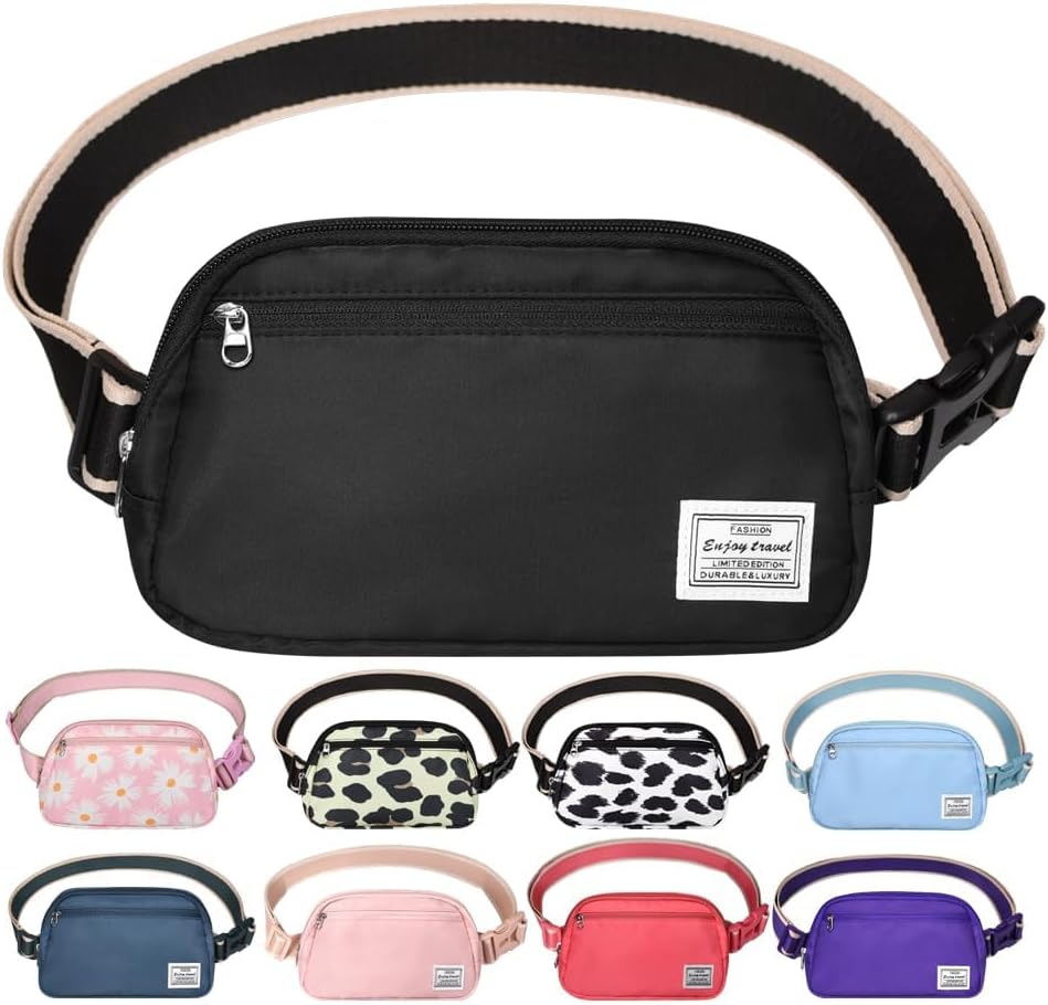Lightweight Mini Crossbody Waist Bag with Adjustable Strap – Unisex Everyday Pack (1+1 FREE)