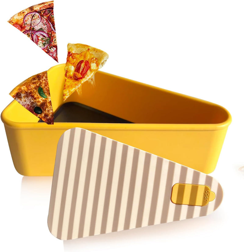 Reusable Pizza Storage Container with 2 Trays – SliceSafe (1+1 FREE)