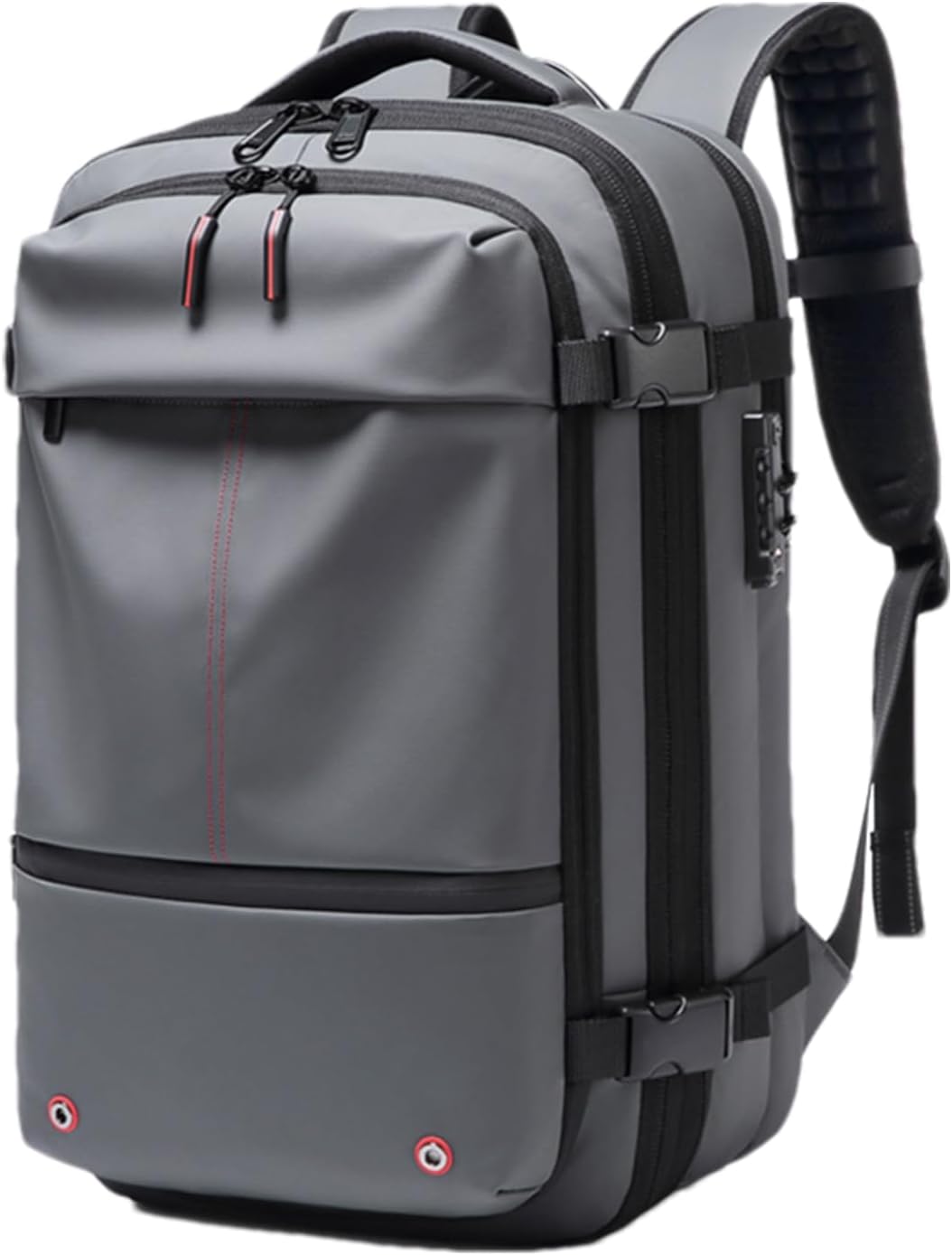 Air Vacuum Backpack – Expandable 60L Waterproof Travel Pack with Laptop Compartment – Trivora