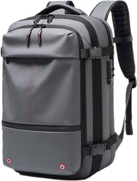 Air Vacuum Backpack – Expandable 60L Waterproof Travel Pack with Laptop Compartment – Trivora