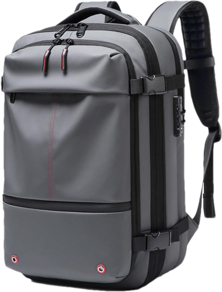 Air Vacuum Backpack – Expandable 60L Waterproof Travel Pack with Laptop Compartment – Trivora