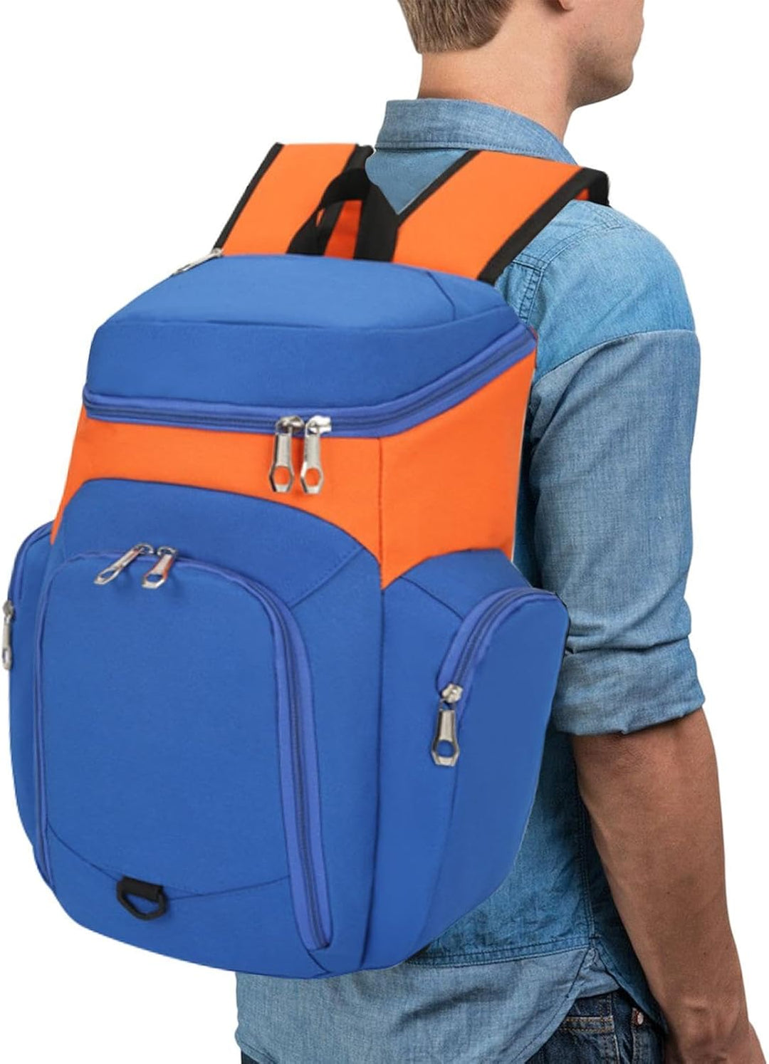 Men’s Basketball Backpack – Large 30L Sports Bag with Waterproof Bottom – Draycor