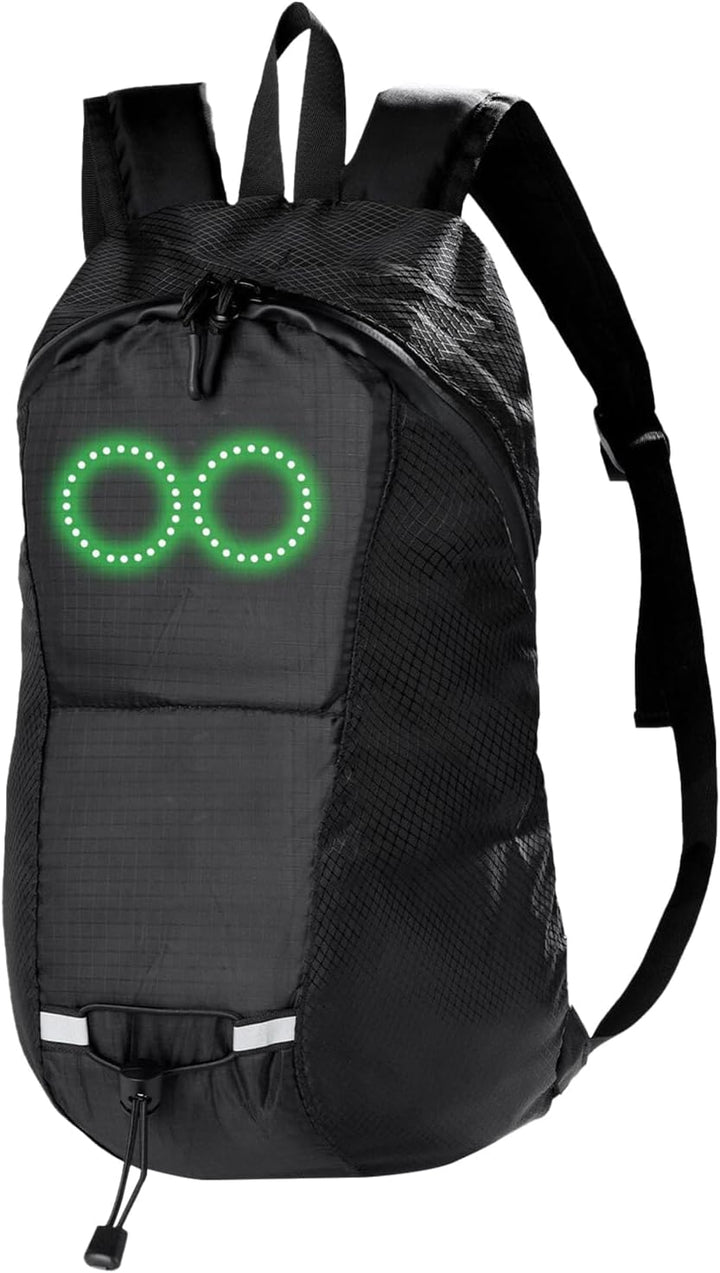 LED Travel Backpack – Waterproof Luminous Rucksack with Audio-Responsive Glow – Nexora