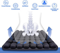 Inflatable Travel Seat Cushion with Ergonomic Pressure Relief – AirComfort