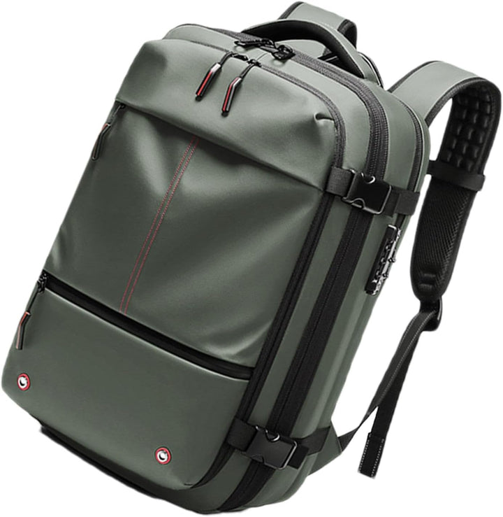 Air Vacuum Backpack – Expandable 60L Waterproof Travel Pack with Laptop Compartment – Trivora