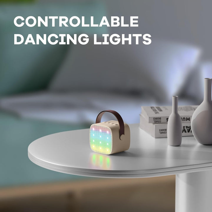 Portable Mini Karaoke Machine with Bluetooth Speaker & 2 Wireless Mics – Veylo