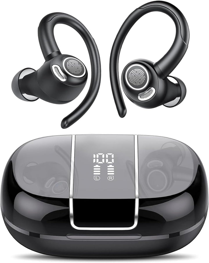 Wireless Bluetooth 5.3 Sport Earbuds with Noise Reduction and 48H Playback – Zeyora
