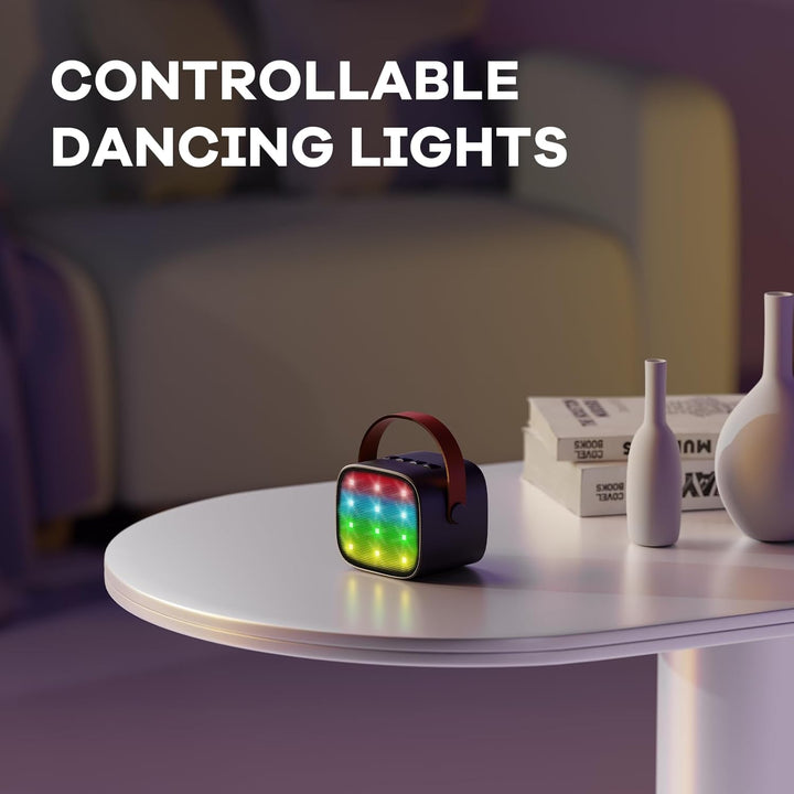 Portable Mini Karaoke Machine with Bluetooth Speaker & 2 Wireless Mics – Veylo
