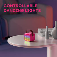 Portable Mini Karaoke Machine with Bluetooth Speaker & 2 Wireless Mics – Veylo