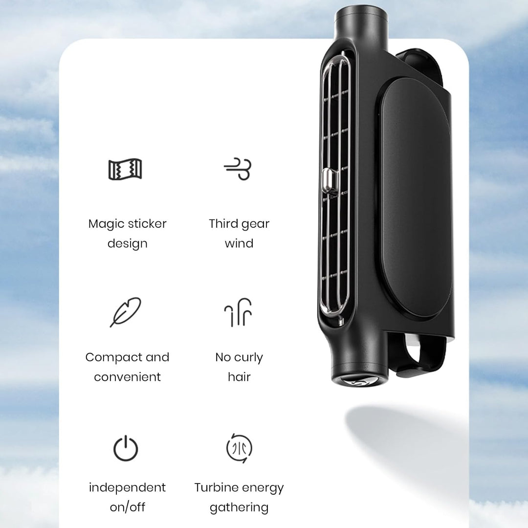 3 Speeds USB Car Cooling Fan & Headrest Mount – AutoBreeze (1+1 FREE)