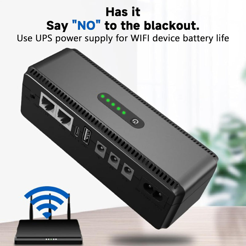 UPS Backup Battery 10400 mAh Compact Supply – Nexora