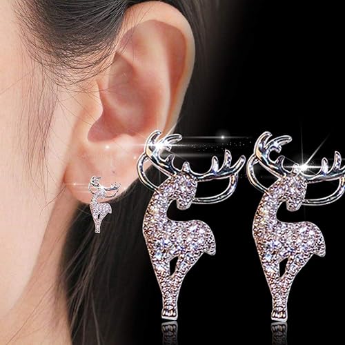 Festive Reindeer Earrings | Christmas Jewellery for Women