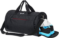 Waterproof Sports Duffel with Shoe Compartment & Wet Pocket – 30L Gym & Travel Bag