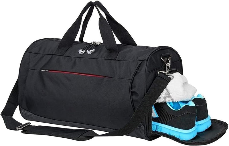 Waterproof Sports Duffel with Shoe Compartment & Wet Pocket – 30L Gym & Travel Bag