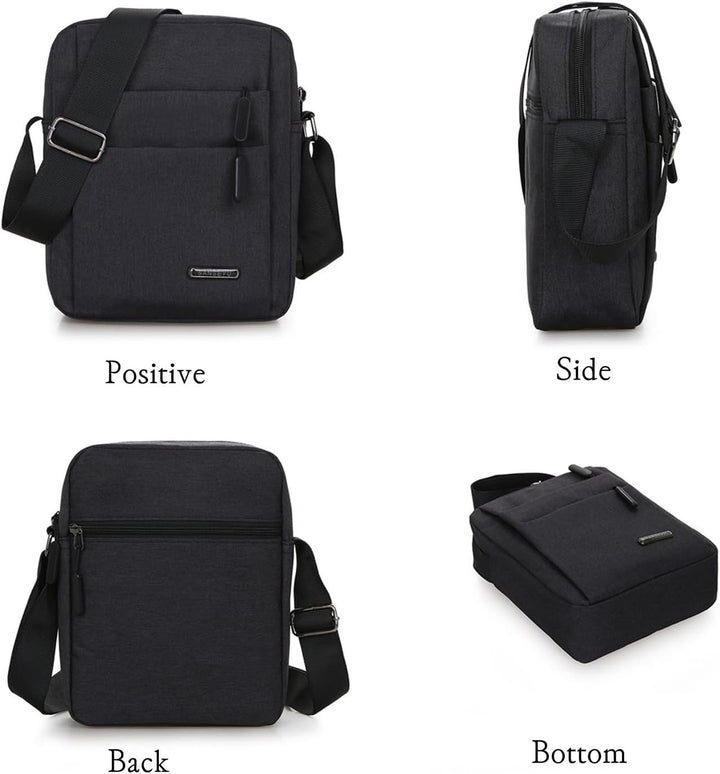 Men’s Waterproof Crossbody Sling Bag with Multiple Pockets – Corven