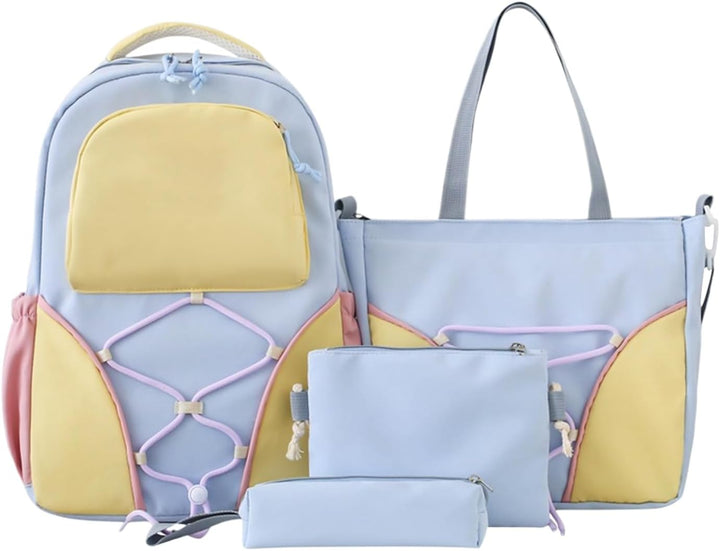 School Bag Set – Large Capacity Student Backpack with Pencil Case & Bags – Nivora