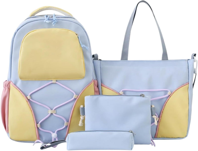 School Bag Set – Large Capacity Student Backpack with Pencil Case & Bags – Nivora