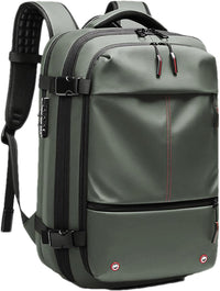 Air Vacuum Backpack – Expandable 60L Waterproof Travel Pack with Laptop Compartment – Trivora