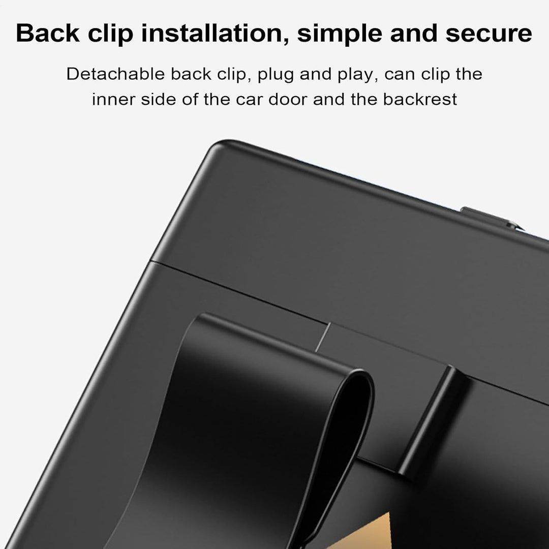 Smell-Proof Car Trash Can with Touch Light – Lurevo