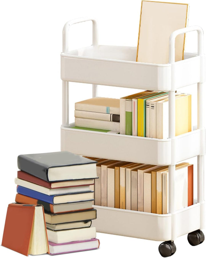 Rolling Utility Cart with Wheels & Handle – Veyora