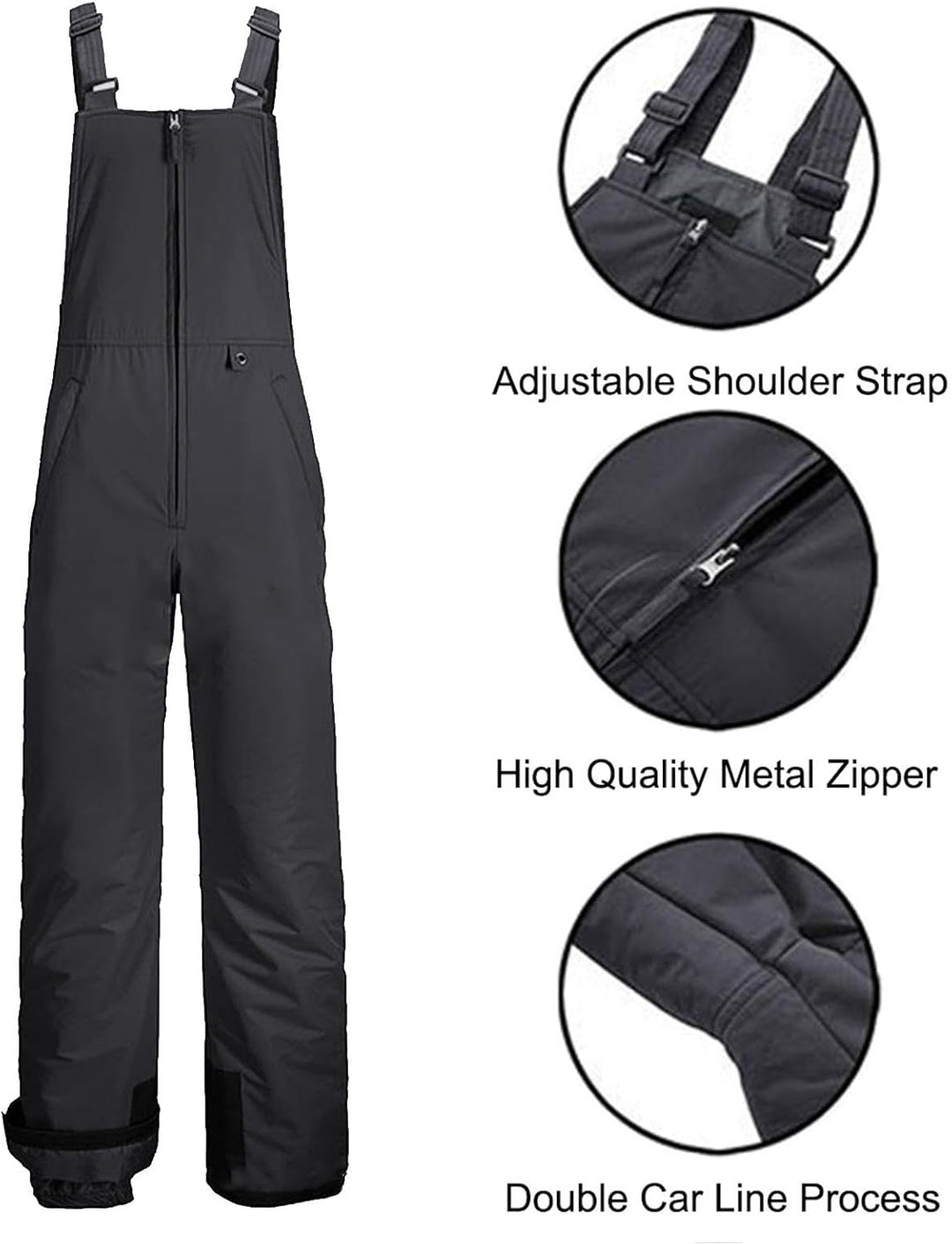 Waterproof Insulated Snowboarding Bibs – Arvion