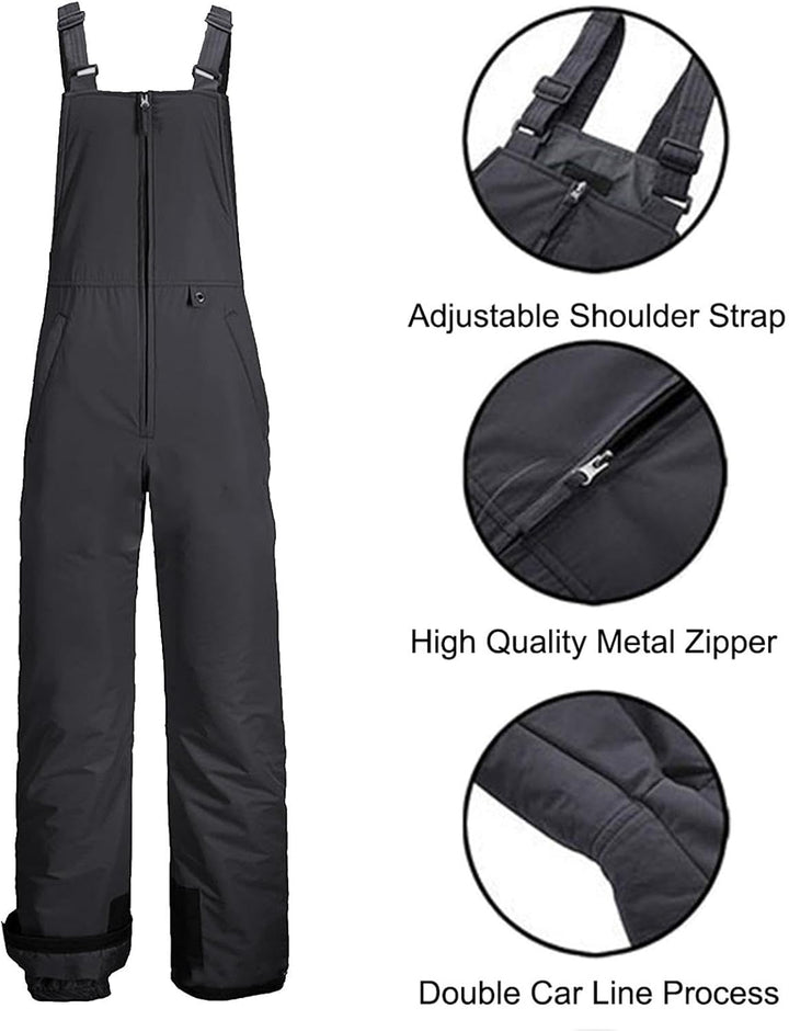 Waterproof Insulated Snowboarding Bibs – Arvion