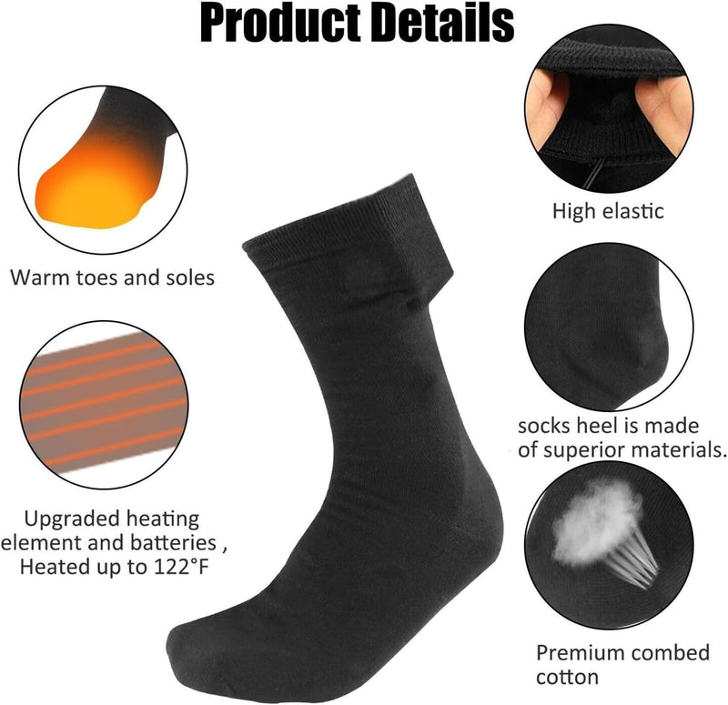 USB Heated Socks for Cold Weather – 1+1 FREE – Jorven