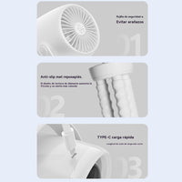 Rechargeable Clip-On Stroller Fan with Night Light 100 Speeds