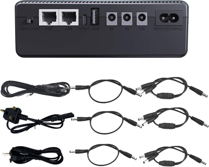 UPS Backup Battery 10400 mAh Compact Supply – Nexora